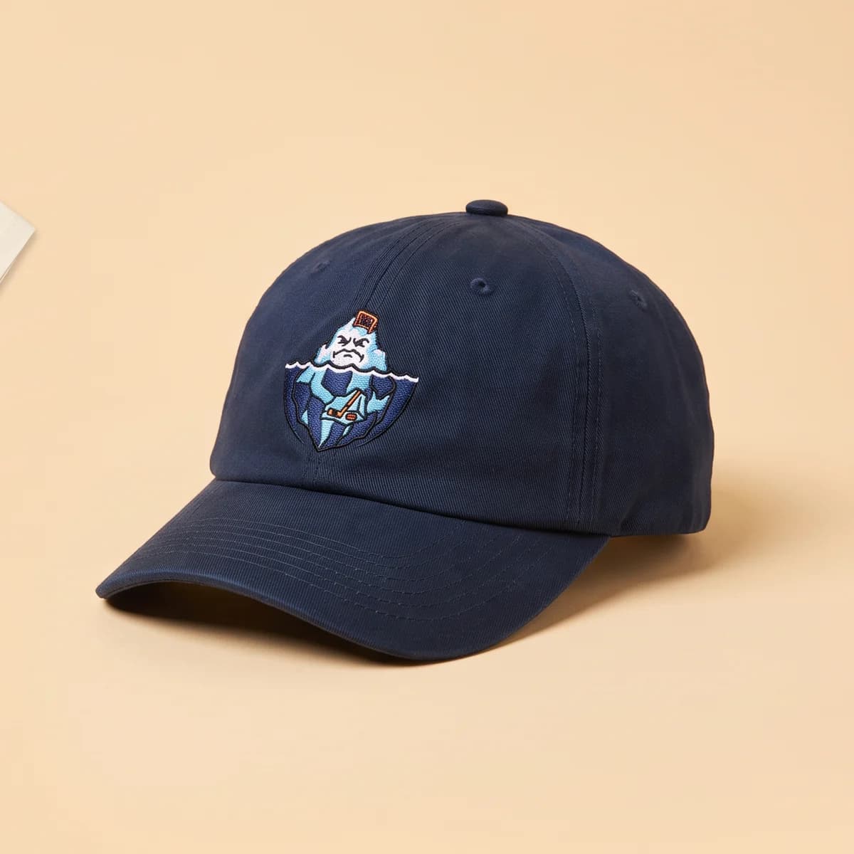 Iceberg, Right Ahead Dad Hat: product photo (demo mockup)